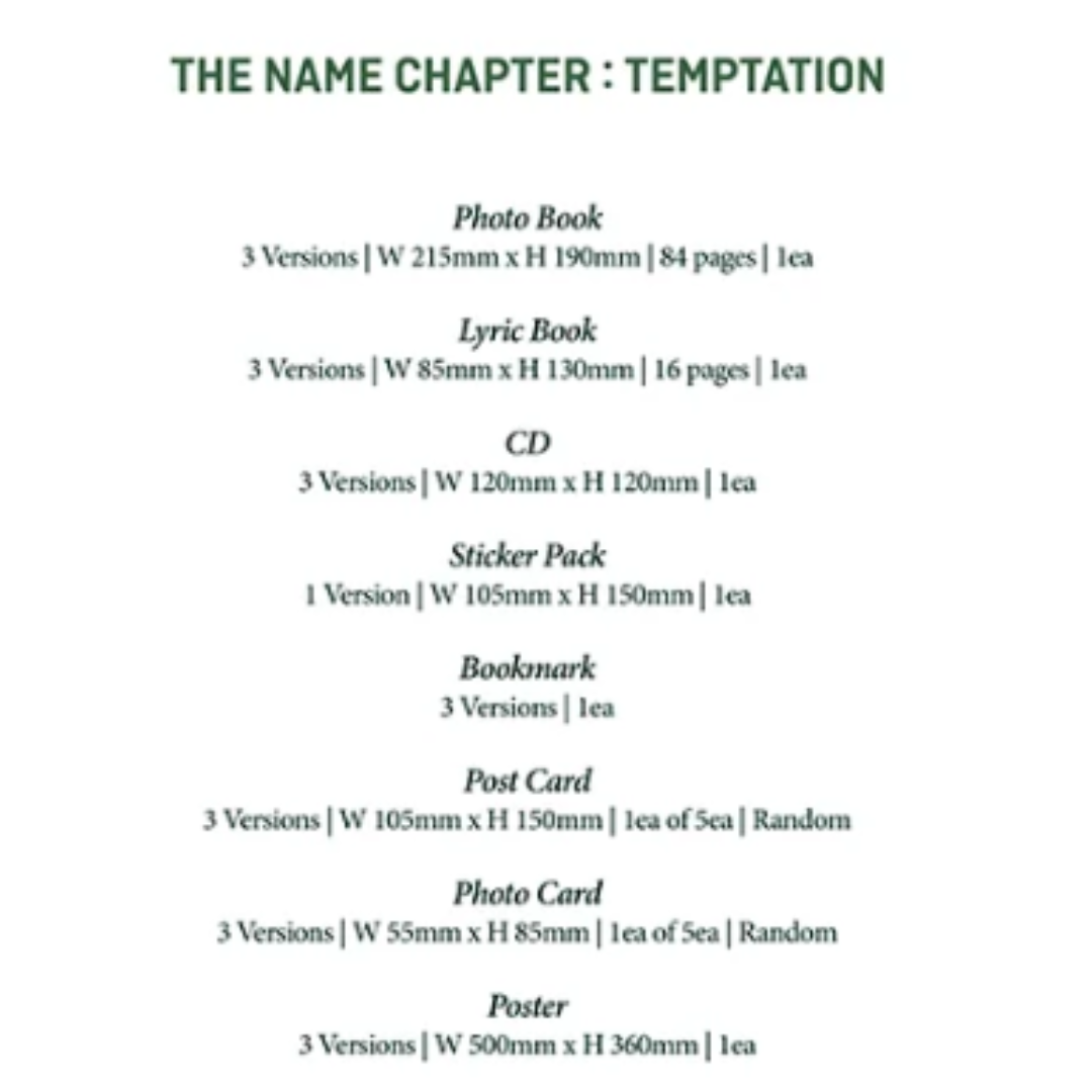 TXT- The Name Chapter: TEMPTATION